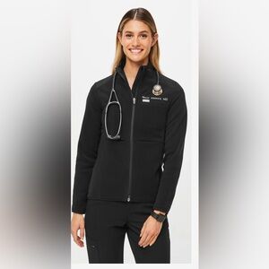 Figs Women's Black Utility Jacket